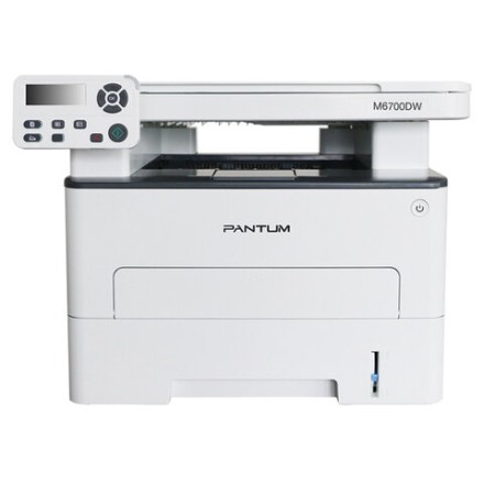 МФУ лазерное PANTUM M6700DW, "3 в 1", А4, 30 страниц/мин, 60000 страниц/месяц, ДУПЛЕКС, Wi-Fi, сетевая карта 