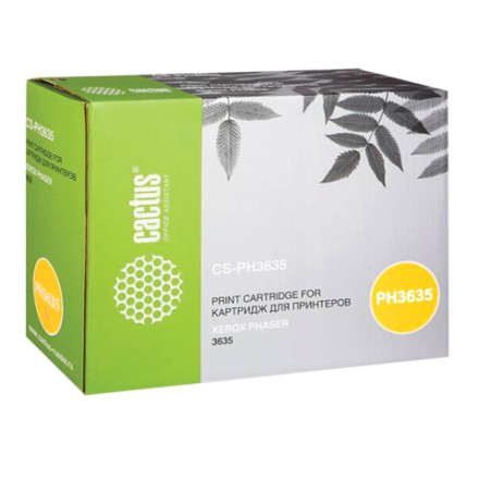 Картридж лазерный CACTUS (CS-PH3635) для XEROX Phaser 3635MFP/3635MFPW, ресурс 10000 стр. 