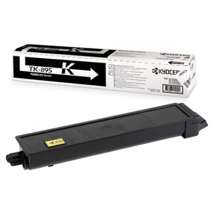 Тонер-картридж KYOCERA (TK-895K) FS-C8020MFP/C8025MFP/C8520MFP/C8525MFP, черный, оригинальный, ресурс 12000 страниц, 1T02K00NL0 