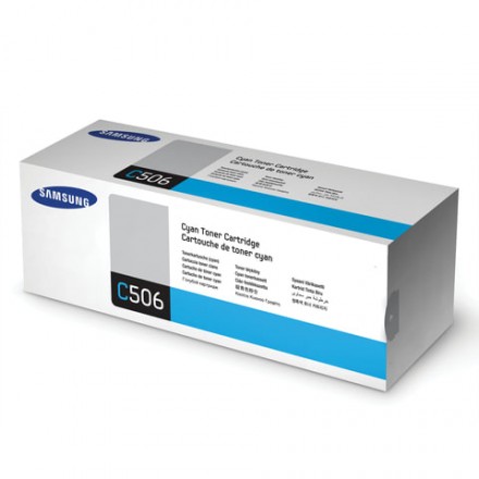 Картридж лазерный SAMSUNG (CLT-C506S) CLP-680/CLX-6260, оригинальный, голубой, ресурс 1500 стр. 
