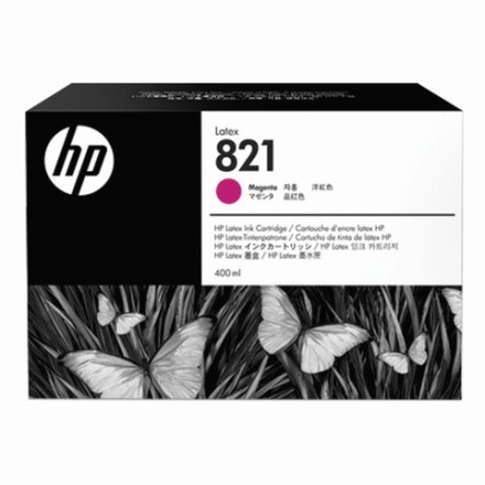Картридж струйный HP (G0Y87A) Latex 110 Printer №821, цвет пурпурный, оригинальный, объем 400 мл 