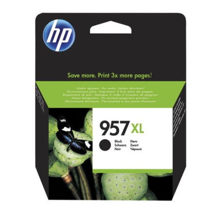 Картридж струйный HP (L0R40AE) Officejet Pro 8210/8720/8725/8730, № 957XL, черный, увеличенный ресурс 3000 стр., оригинальный 