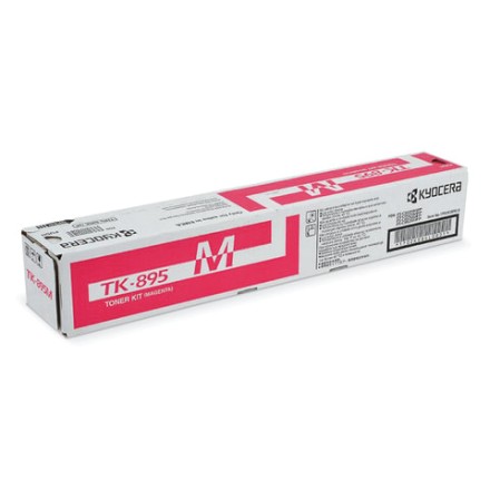 Тонер-картридж KYOCERA (TK-895M) FS-C8020MFP/C8025MFP/C8520MFP/C8525MFP, пурпурный, оригинальный, ресурс 6000 страниц, 1T02K0BNL0 