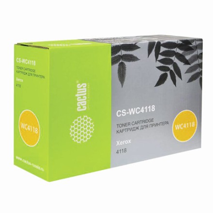 Картридж лазерный CACTUS (CS-WC4118) для XEROX WorkCentre 4118, ресурс 8000 стр. 