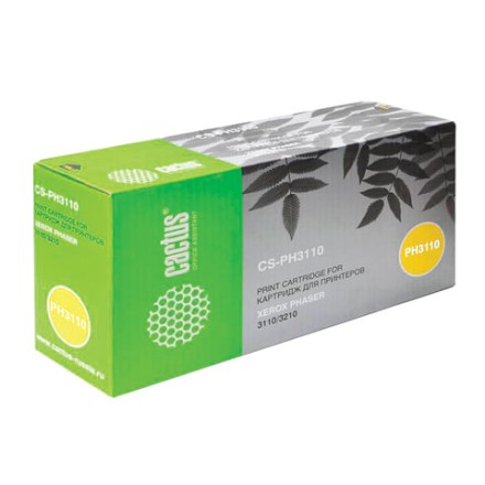 Картридж лазерный CACTUS (CS-PH3110) для XEROX Phaser 3110/3210, ресурс 2500 стр. 