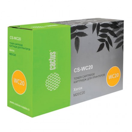 Тонер-картридж CACTUS (CS-WC20) для XEROX WorkCentre M20/M20i/CopyCentre C20, ресурс 8000 стр. 