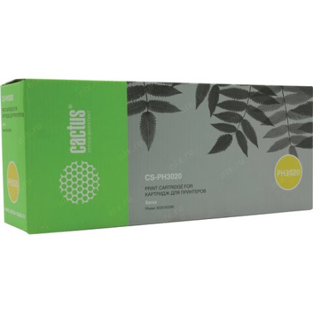 Картридж лазерный CACTUS (CS-PH3020) для XEROX Phaser 3020/WC3025, ресурс 1500 страниц 
