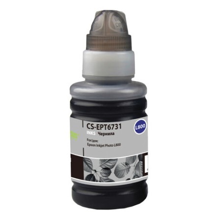 Чернила CACTUS (CS-EPT6731) для СНПЧ EPSON L800/L810/L850/L1800, черные, 0,1 л 