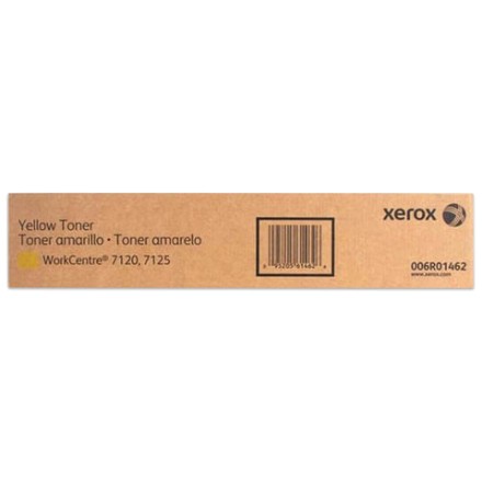 Тонер-картридж XEROX (006R01462) WC 7120/7125, желтый, оригинальный, ресурс 15000 страниц 
