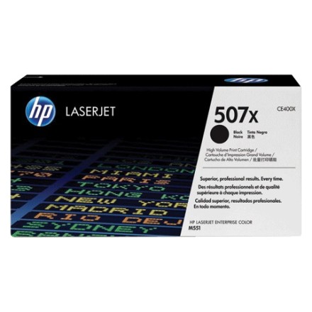 Картридж лазерный HP (CE400X) LaserJet Pro M570dn/M570dw, №507X, черный, оригинальный, ресурс 11000 страниц 