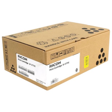 Картридж лазерный RICOH (SP 377XE) SP 377DNwX/SP 377SFNwX, черный, ресурс 6400 стр., оригинальный, 408162 