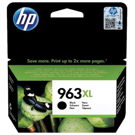 Картридж струйный HP (3JA30AE) для HP OfficeJet Pro 9010/9013/9020/9023, №963XL черный, ресурс 2000 страниц 