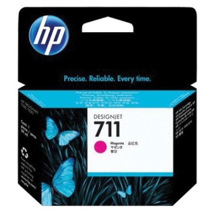 Картридж струйный для плоттера HP (CZ131A) DesignJet T120/T520, №711, пурпурный, оригинальный 