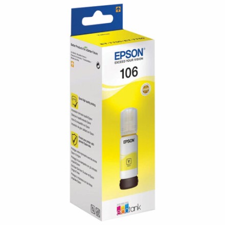 Чернила EPSON (C13T00R440) для СНПЧ L7160/L7180, желтый, оригинальные, ресурс 5000 страниц 