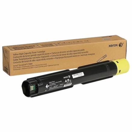 Картридж лазерный XEROX (106R03766) VersaLink C7000, желтый, оригинальный, ресурс 10100 страниц 