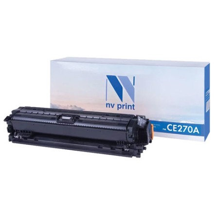 Картридж лазерный NV PRINT (NV-CE270A) для HP CP5525dn/CP5525n/M750dn/M750n, черный, ресурс 13500 страниц 