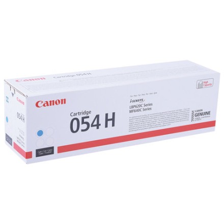 Картридж лазерный CANON (054HC) для i-SENSYS LBP621Cw/MF641Cw/645Cx, голубой, ресурс 2300 страниц, оригинальный, 3027C002 