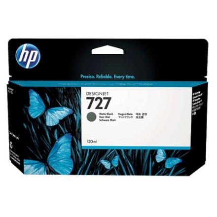 Картридж струйный для плоттера HP (B3P22A) Designjet T920/1500, №727, черный матовый, 130 мл, оригинальный 