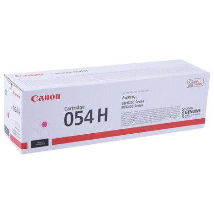 Картридж лазерный CANON (054HM) для i-SENSYS LBP621Cw/MF641Cw/645Cx, пурпурный, ресурс 2300 страниц, оригинальный, 3026C002 