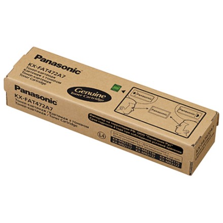 Тонер-картридж PANASONIC(KX-FAT472A7) MB2110/2130/2137/2170, оригинальный, ресурс 2000 страниц 