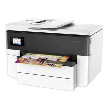МФУ струйное HP OfficeJet Pro 7740 (принтер, сканер, копир, факс), A3, 22 стр./мин, 30000 стр./м, 4800х1200, ДУПЛЕКС, WI-FI, с/к, G5J38A 