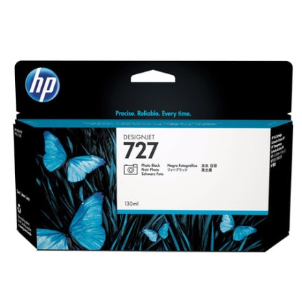 Картридж струйный для плоттера HP (B3P23A) Designjet T920/1500, №727, черный фото, 130 мл, оригинальный 