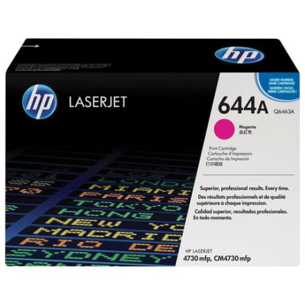Картридж лазерный HP (Q6463A) ColorLaserJet CM4730, пурпурный, оригинальный, ресурс 12000 стр. 