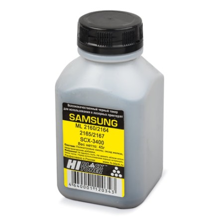 Тонер HI-BLACK для SAMSUNG ML-2160/2164 /2165/2167/SCX-3400, фасовка 45 г, 20104083955 