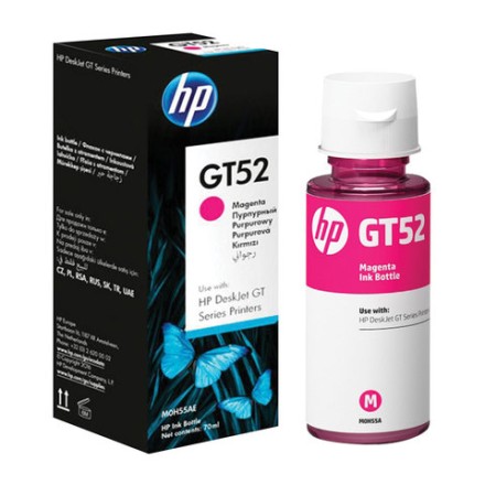 Чернила HP GT52 (M0H55AE) для InkTank 315/410/415, SmartTank 500/515/615 пурпурные, ресурс 8000 страниц, оригинальные 