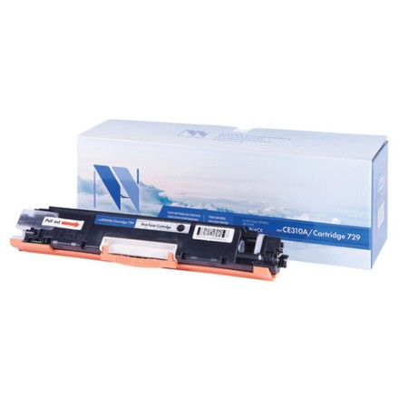 Картридж лазерный NV PRINT (NV-CE310A/729Bk) для HP M175nw/CP1025nw/CANON LBP7010C, черный, ресурс 1200 страниц 