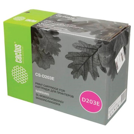 Картридж лазерный CACTUS (CS-D203E) для SAMSUNG ProXpress M3820/4020/3870/4070, ресурс 10000 стр. 