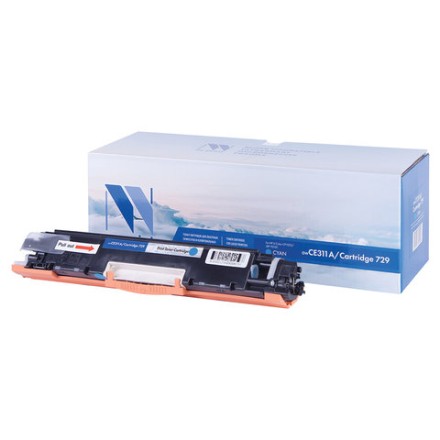 Картридж лазерный NV PRINT (NV-CE311A/729C) для HP M175nw/CP1025nw/CANON LBP7010C, голубой, ресурс 1000 страниц 