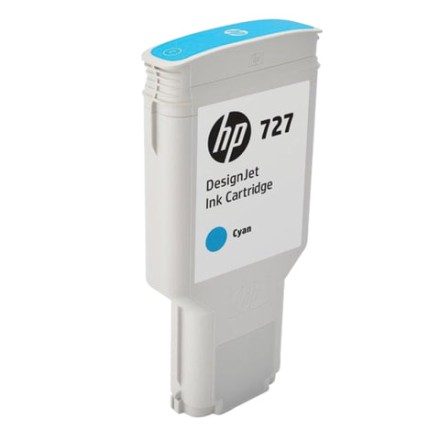 Картридж струйный для плоттера HP (F9J76A) DesignJet T1500/T920/T2500, №727, 300 мл, голубой, оригинальный 