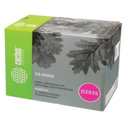Картридж лазерный CACTUS (CS-D203S) для SAMSUNG ProXpress M3820/4020/3870/4070, ресурс 3000 стр. 