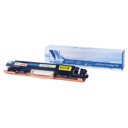 Картридж лазерный NV PRINT (NV-CE312A/729Y) для HP M175nw/CP1025nw/CANON LBP7010C, желтый, ресурс 1000 страниц 