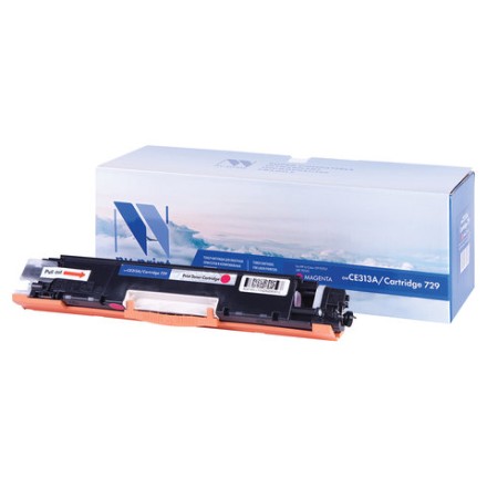 Картридж лазерный NV PRINT (NV-CE313A/729M) для HP M175nw/CP1025nw/CANON LBP7010C, пурпурный, ресурс 1000 страниц 