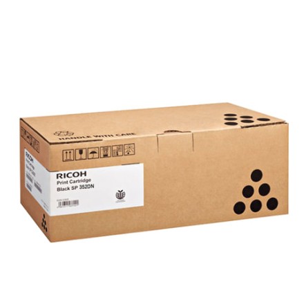 Тонер-картридж RICOH (407383) Ricoh SP C352DN, черный, ресурс 7000 стр., оригинальный 