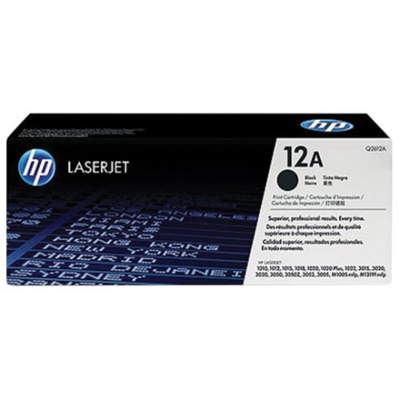 Картридж лазерный HP (Q2612A) LaserJet 1018/3052/М1005 и др., №12А, оригинальный, ресурс 2000 стр. 
