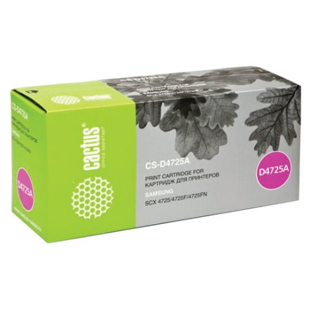 Картридж лазерный CACTUS (CS-D4725A) для SAMSUNG SCX-4725F/4725FN, ресурс 3000 стр. 