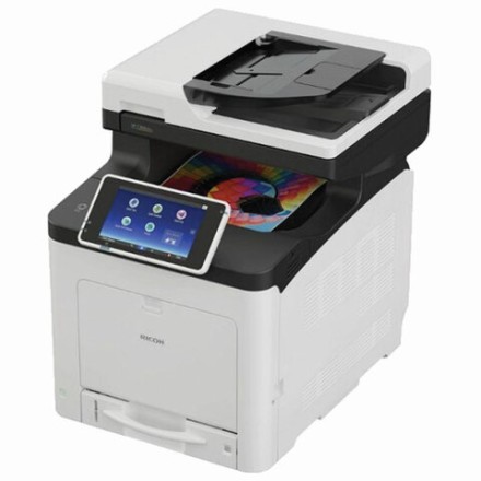 МФУ лазерное ЦВЕТНОЕ RICOH SP C360SFNw "4 в 1", А4, 30 стр/мин, ДУПЛЕКС, ДАПД, WiFi, сетевая карта, 408171 
