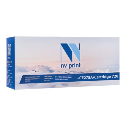 Картридж лазерный NV PRINT (NV-CE278A/728) для HP/CANON LJ P1566/P1606/ MF4410/4430, ресурс 2100 стр., NV-CE278A/Canon 