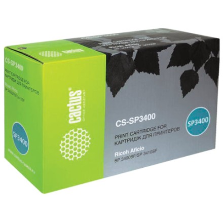 Тонер-картридж CACTUS (CS-SP3400) для RICOH Aficio SP3400N/SP3400SF/SP3410SF, ресурс 5000 стр. 