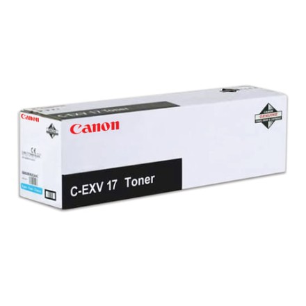 Тонер CANON (C-EXV17C) iR4080/4580/5185, голубой, оригинальный, ресурс 30000 стр., 0261b002 