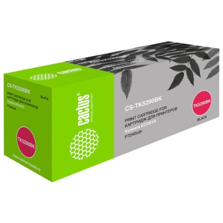 Картридж лазерный CACTUS (CS-TK5290BK) для Kyocera Ecosys P7240cdn, черный, ресурс 17000 страниц 